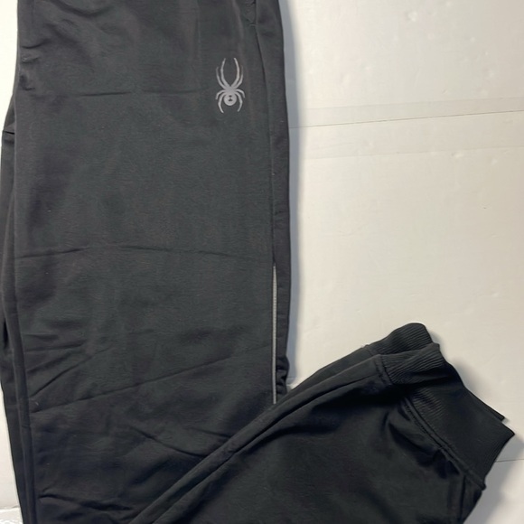 Spyder Boys Black Tapered Sweatpants Jogger Pants XL (18/20) - Picture 6 of 7